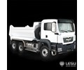 1/14 truck model toy MAN6X6 hydraulic front U bucket dump truck metal dump truck model LESU