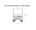 DPS TRAILER TIPPER V4-T FOR ZETROS 1/14 SCALE RC