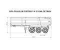 DPS TRAILER TIPPER V4-T FOR ZETROS 1/14 SCALE RC