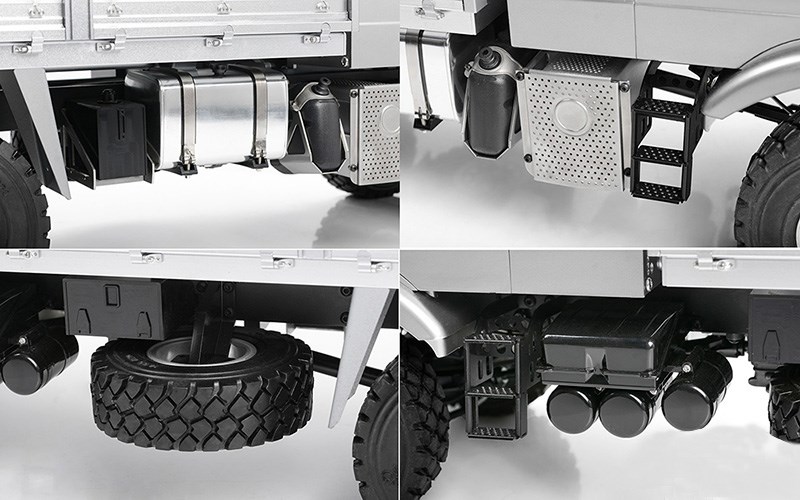1 14 OVERLAND 6X6 RC TRUCK W UTILITY BED