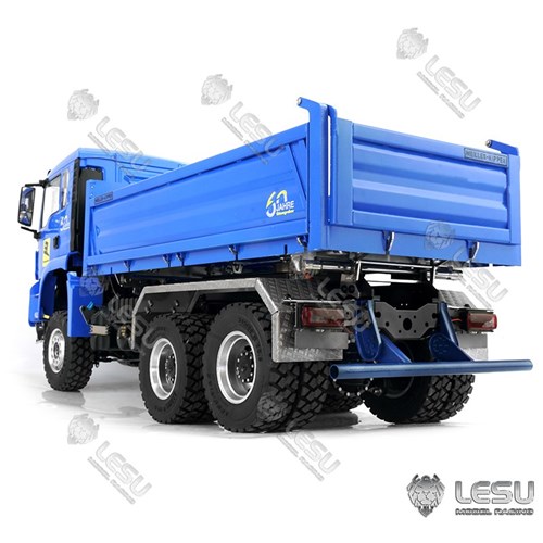 1/14 hydraulic three-way body dump truck MAN full drive 6X6 high torque mud head radium speed model LESU