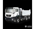 1/14 truck model toy MAN6X6 hydraulic front U bucket dump truck metal dump truck model LESU