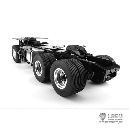 1/14 truck Tamiya tractor frame Mercedes Benz 6X4 metal chassis Benz1851 3363 trailer model LESU