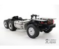 New upgrade configuration 1/14 remote control frame Tamiya MAN three-axis tractor 6X6 metal chassis car model LESU