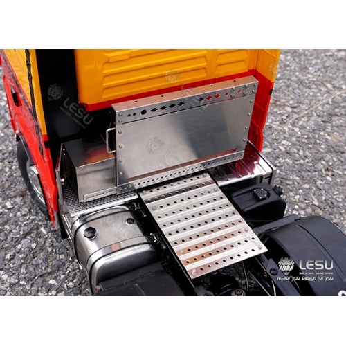 LESU radium speed model 1/14 truck MAN TGX full metal 6X4 tractor chassis