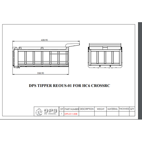 DPS TIPPER REOUS-01 FOR HC6 CROSSRC