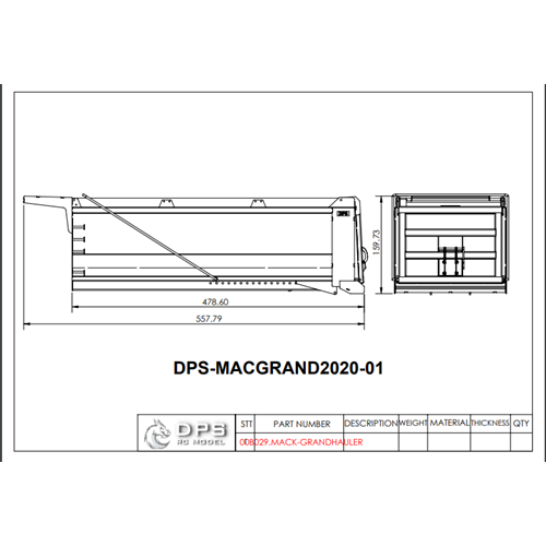DPS-MACKING2020-01 DUMPBED for KINGHAULER