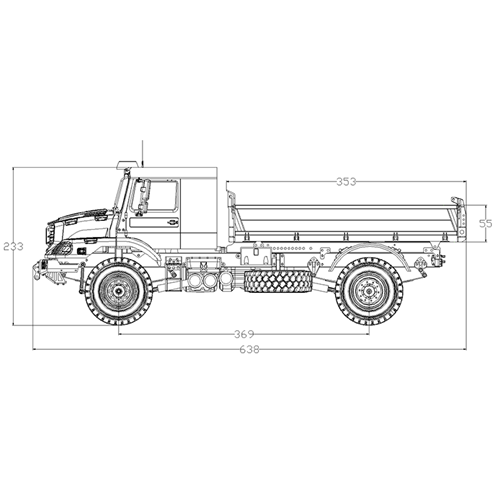 Zetros 4x4 DumpTruck - Tipper 178 RTR