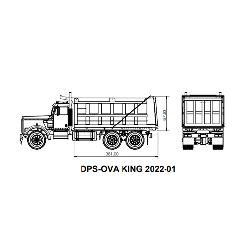 DUMP BEDS DPS-KING-OVA-2022-01 POLISHED