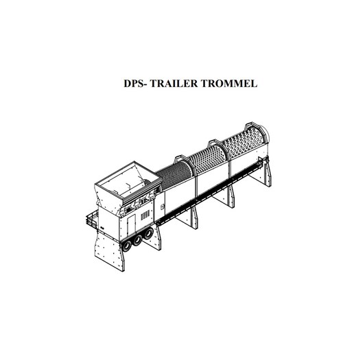 Trommel Trailer 3Axle Rc DPS 1/14 Scale