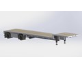 DPS STEP DECK TRAILER 2AXLE 53ft 1/14 SCALE