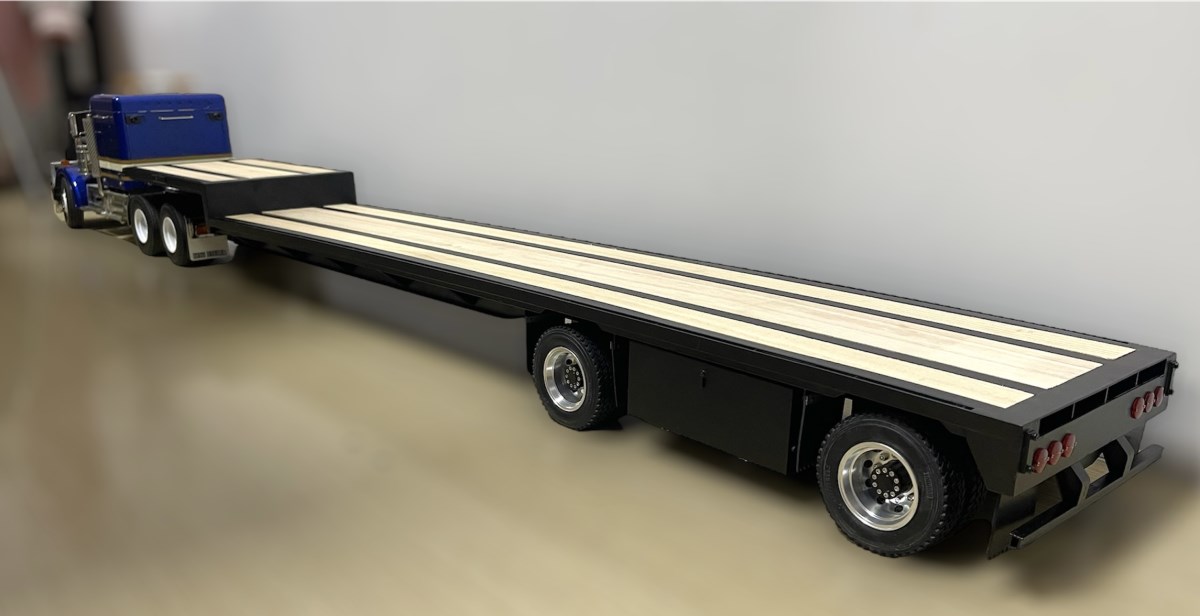 DPS STEP DECK TRAILER 53ft 1/14 SCALE