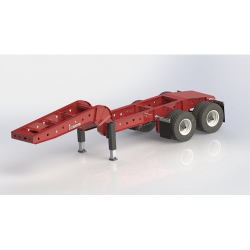 DPS JEEPS DOLLY TRAILERS 1/14 SCALE VERSION 2AXLE