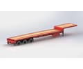 DPS STEP DECK TRAILER 3AXLE 53ft 1/14 SCALE