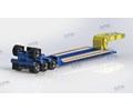 LOWBOY TRAILER NEW VERSION WITH FLIP AXLE