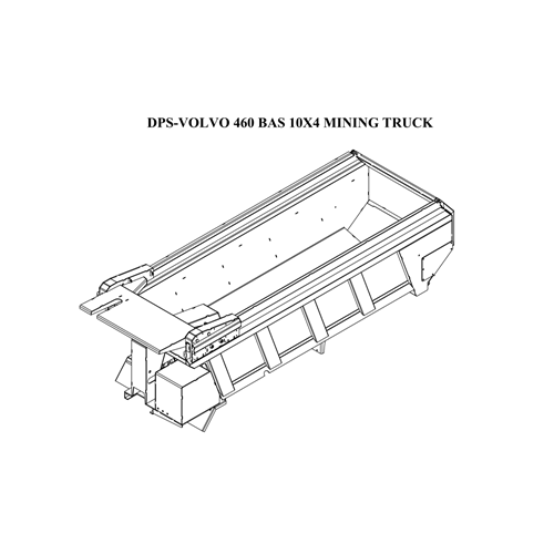 DUMP BOX 460BAS FOR TRUCK 10X10 ( 5AXLE )