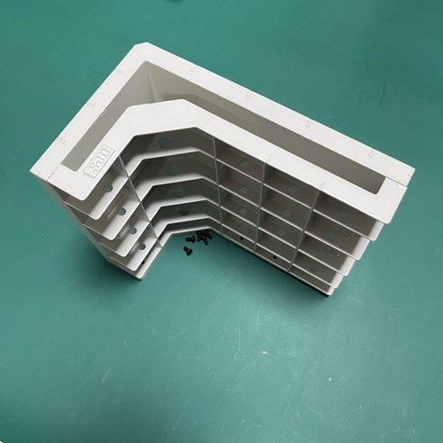 MOLDS L-BLOCK FOR BARRIERS DPS. STAINLESS STEEL MATERIAL