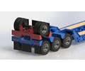 New Flip Axles Trailer Lowboy DPS 