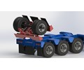 New Flip Axles Trailer Lowboy DPS 