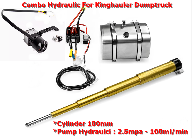 1/14 FRONT-MOUNTED MULTI-STAGE HYDRAULIC CYLINDER SYSTEM FOR KING