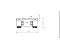 DPS-031-LOWBOY TRAILER QUA AXLE WITHOUT THE OUTER DECK