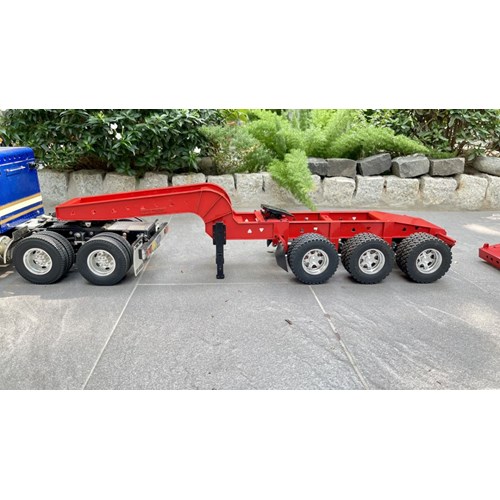 DPS JEEPS DOLLY TRIAXLE TRAILERS 1/14 SCALE