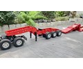 DPS JEEPS DOLLY TRIAXLE TRAILERS 1/14 SCALE