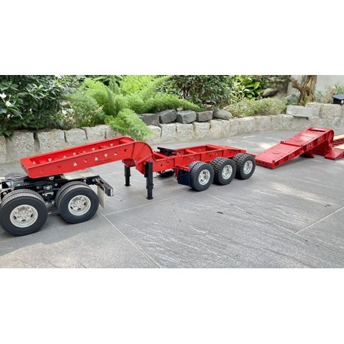 DPS JEEPS DOLLY TRIAXLE TRAILERS 1/14 SCALE