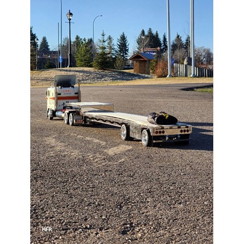 DPS STEP DECK TRAILER 2AXLE 53ft 1/14 SCALE