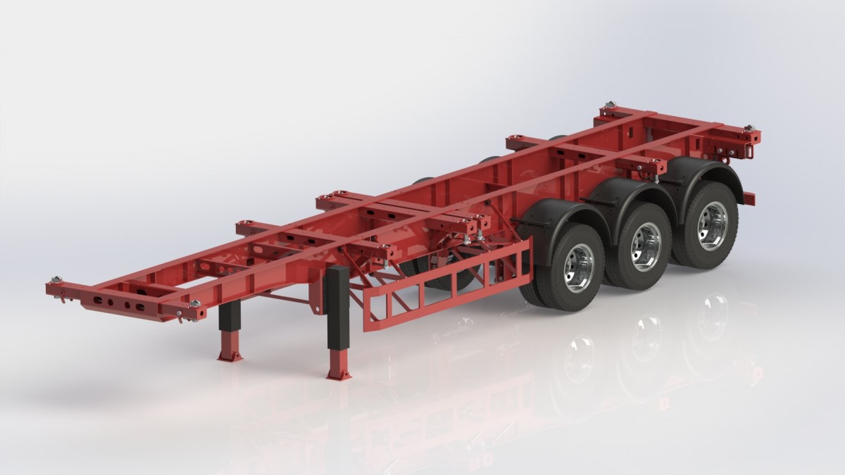 DPS SEMI TRAILER 40ft 1/14 Scale