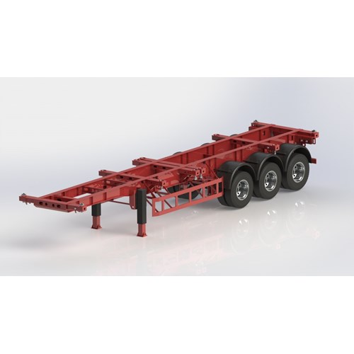 DPS SEMI TRAILER 40ft 1/14 Scale