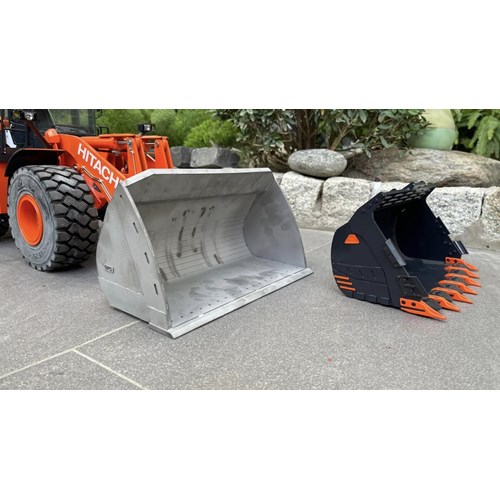 DPS BUCKET WITHOUT TEETH FOR WHEELOADER ZW370