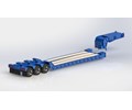 DPS TRAILER 032 LOWBOY TRIAXLE RAMPS FLIP 1/14