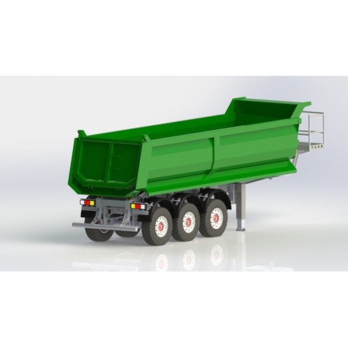 DPS SEMI TRAILER TIPPER KIPPER CIMC 3AXLE FULL HYDRAULIC