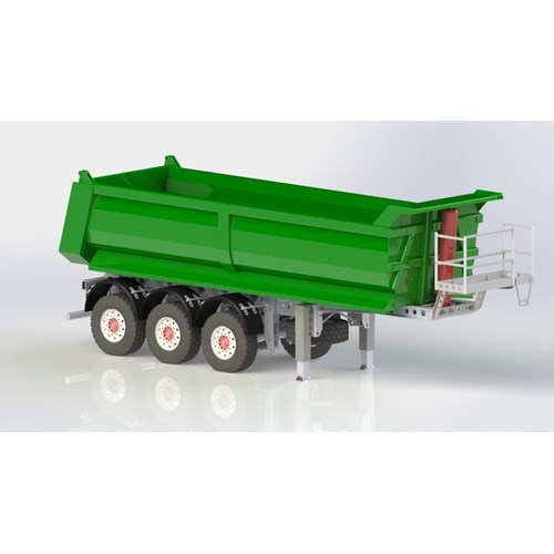 DPS SEMI TRAILER TIPPER KIPPER CIMC 3AXLE FULL HYDRAULIC