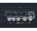 1:14 Volvo FMX Dumptruck 10*10 Mining Truck Model