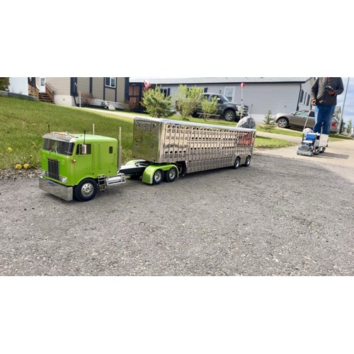 DPS Cattle livestock trailer 2AXLE - Length : 1153.8mm