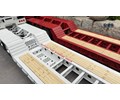 DPS TRAILER 040 LOWBOY TRIAXLE RAMPS FLIP 1/14 