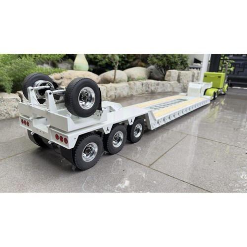 DPS TRAILER 040 LOWBOY TRIAXLE RAMPS FLIP 1/14 