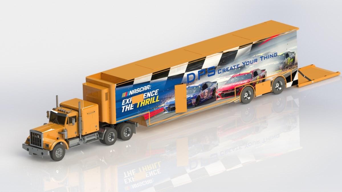 DPS NASCAR TRAILER 1:14 SCALE