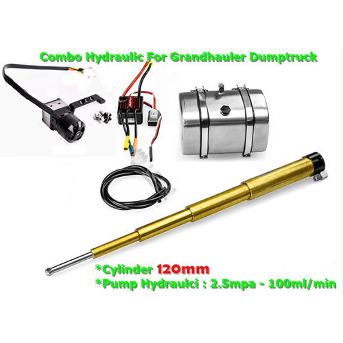 1/14 FRONT-MOUNTED MULTI-STAGE HYDRAULIC CYLINDER SYSTEM FOR GRANDHAULER