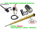 1/14 FRONT-MOUNTED MULTI-STAGE HYDRAULIC CYLINDER SYSTEM FOR GRANDHAULER, ROUND TANK