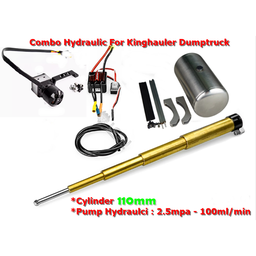1/14 FRONT-MOUNTED MULTI-STAGE HYDRAULIC CYLINDER SYSTEM FOR KING, ROUND TANK