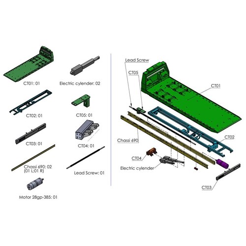 DPS ROLLBACK FOR GRANDHAULER KIT Electric Screw