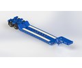 DPS TRAILER 041 LOWBOY 2AXLE RAMPS FLIP 1/14