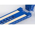 DPS TRAILER 041 LOWBOY 2AXLE RAMPS FLIP 1/14