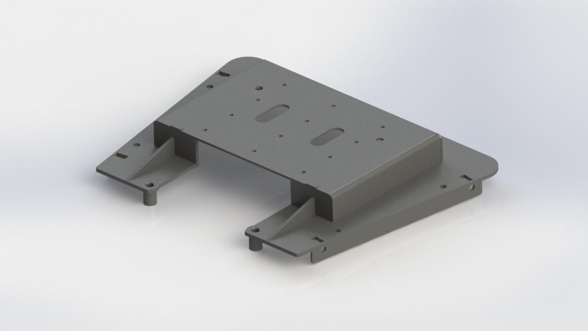 CAB FLOOR METAL STAINLESS STEEL FOR KINGHAULER & GRANDHAULER 1/14