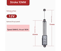SCREW ACTUATOR 10MM-5MM/S-180N 