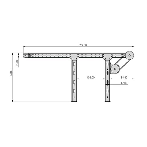 CONVEYOR BELT FOR HOPPER ( C800 )