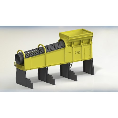 DPS TROMMEL 2-COMPARTMENT 1/14 RC FULL METAL STAINLESS STEEL